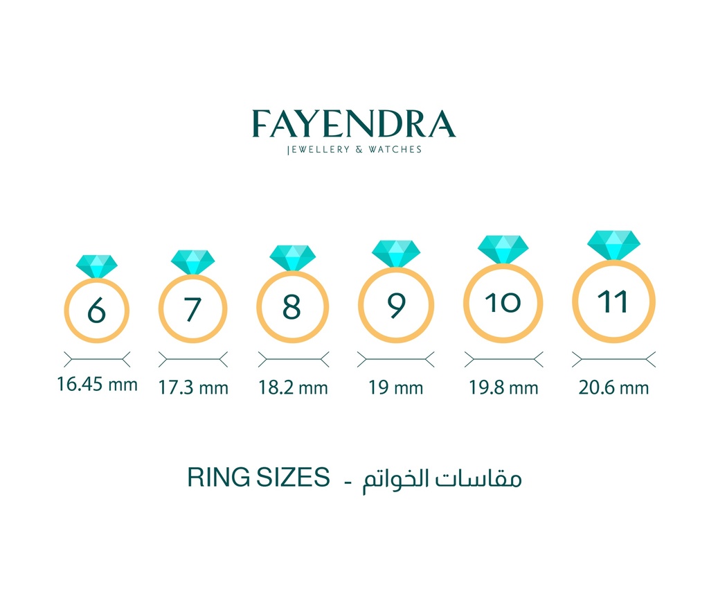 خاتم من الفضة الخالصة عيار 925 مطلي روديوم مرصع ياقوت كروندوم و فص ابيض 