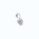 Sterling Silver 925 Pendant Embedded With Marcasite Stones