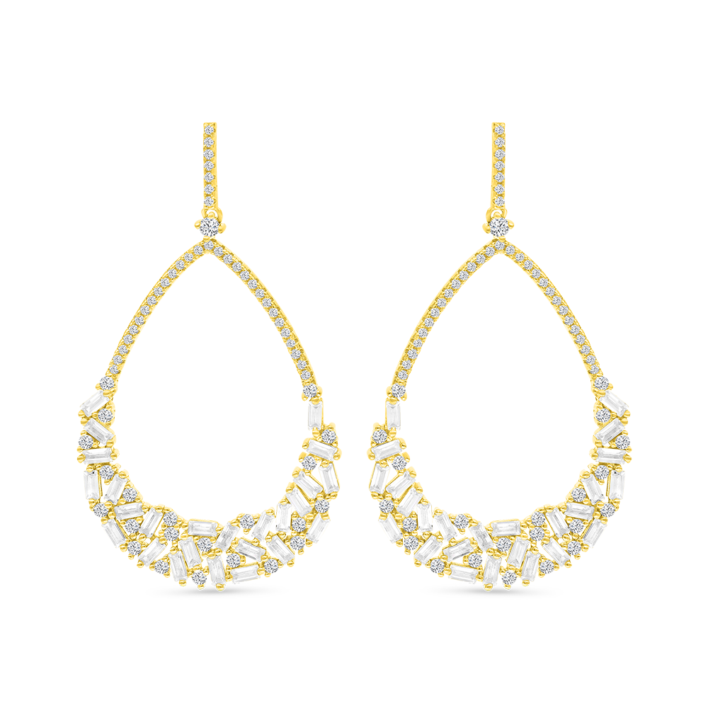 Sterling Silver 925 Earring Gold Plated