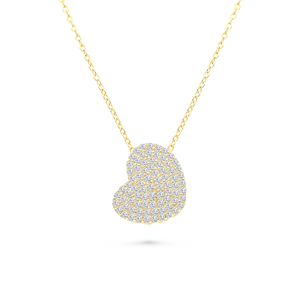 Sterling Silver 925 Necklace Gold Plated