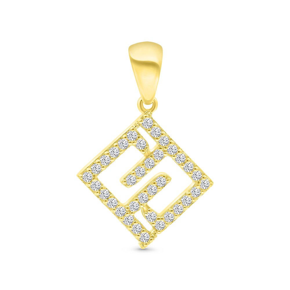 Sterling Silver 925 Pendant Gold Plated