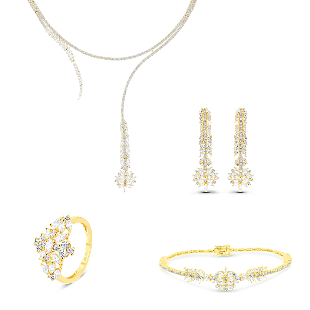 Sterling Silver 925 Set Gold Plated