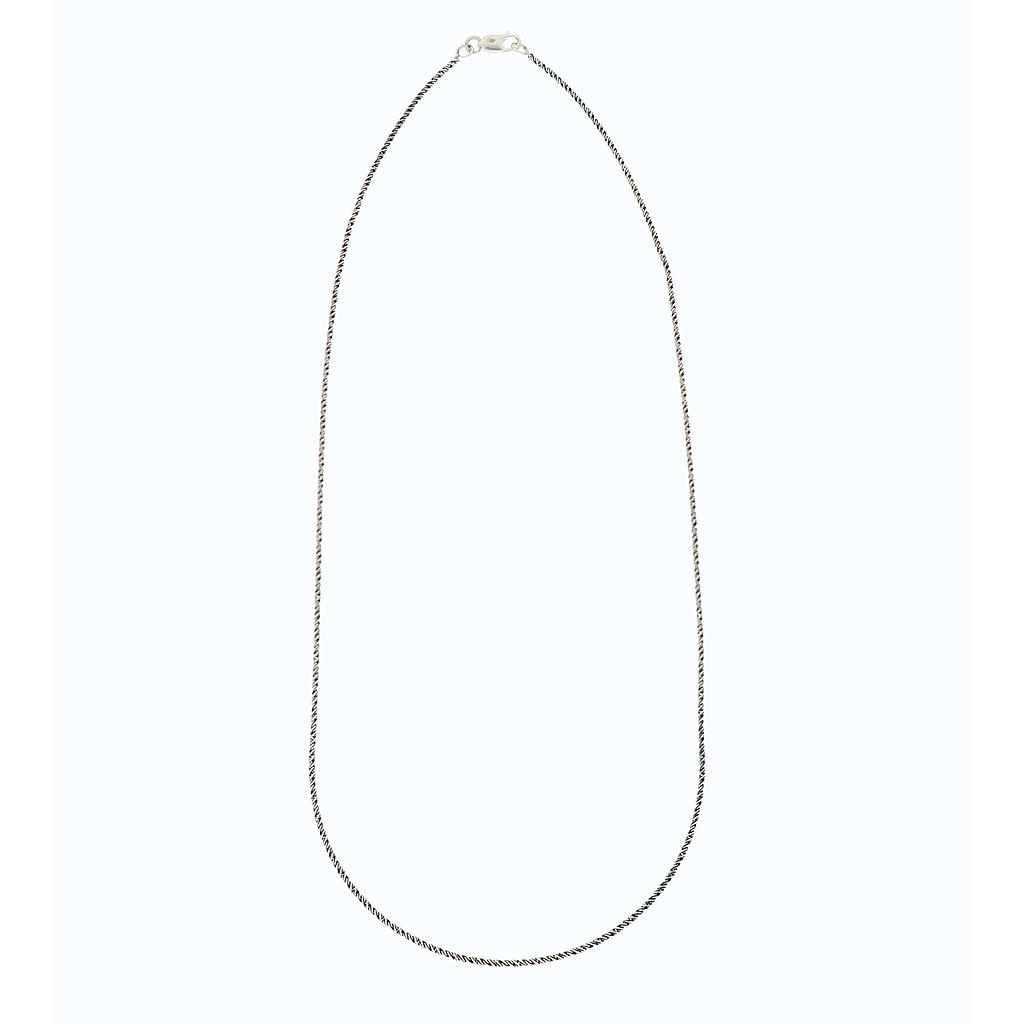 Oxidized sterling silver chain 925
