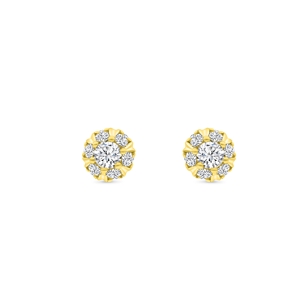 Sterling Silver 925 Earring Gold Plated