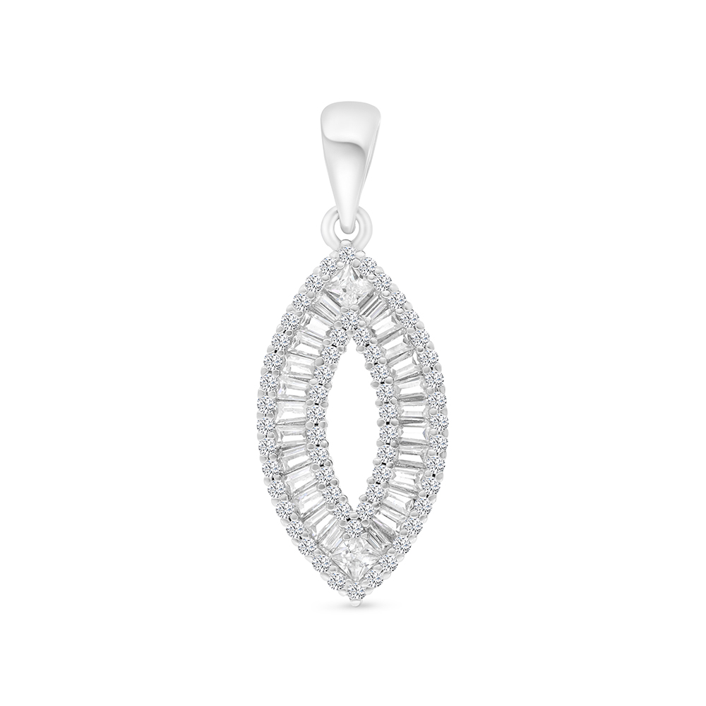 Sterling Silver 925 Pendant Rhodium Plated