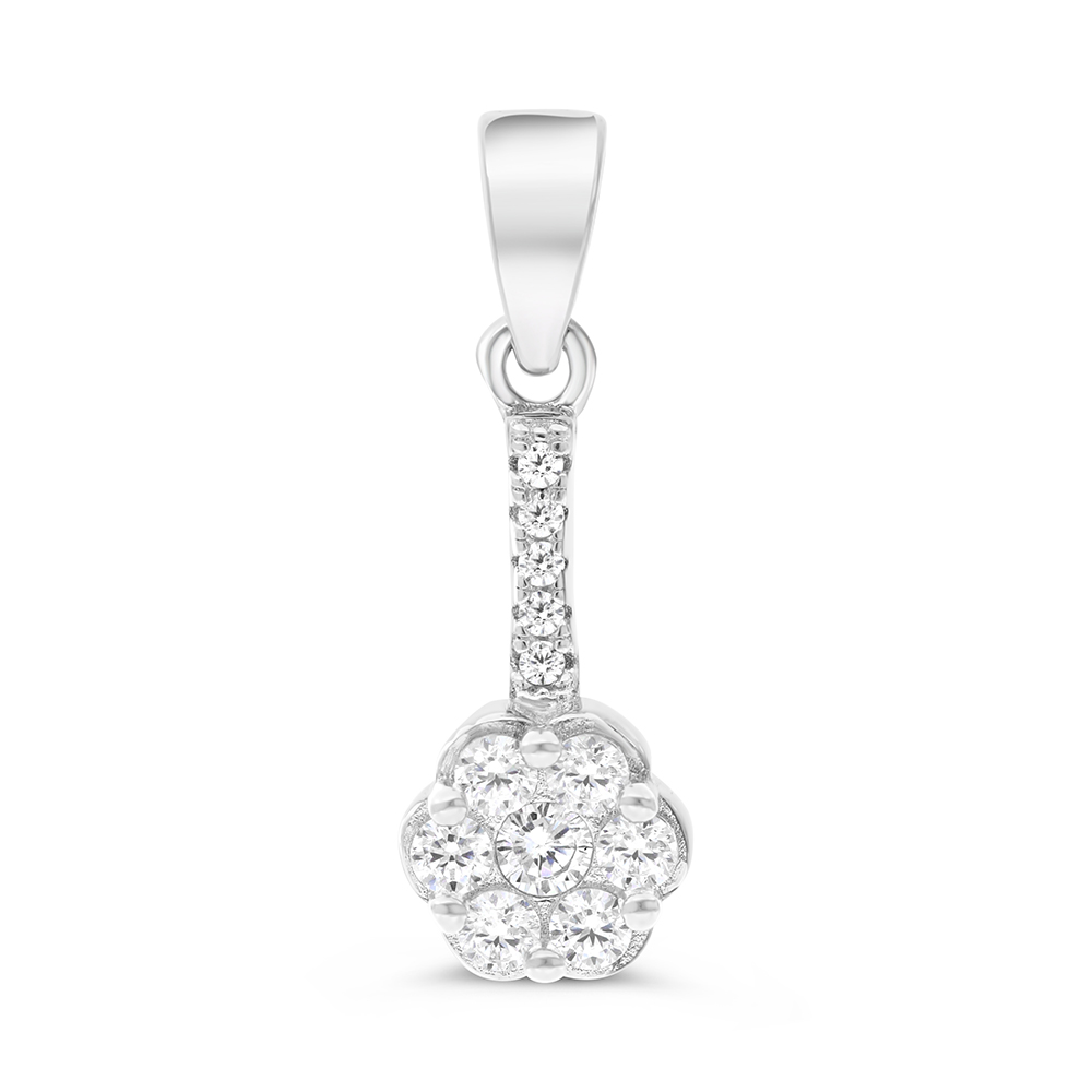 Sterling Silver 925 Pendant Rhodium Plated