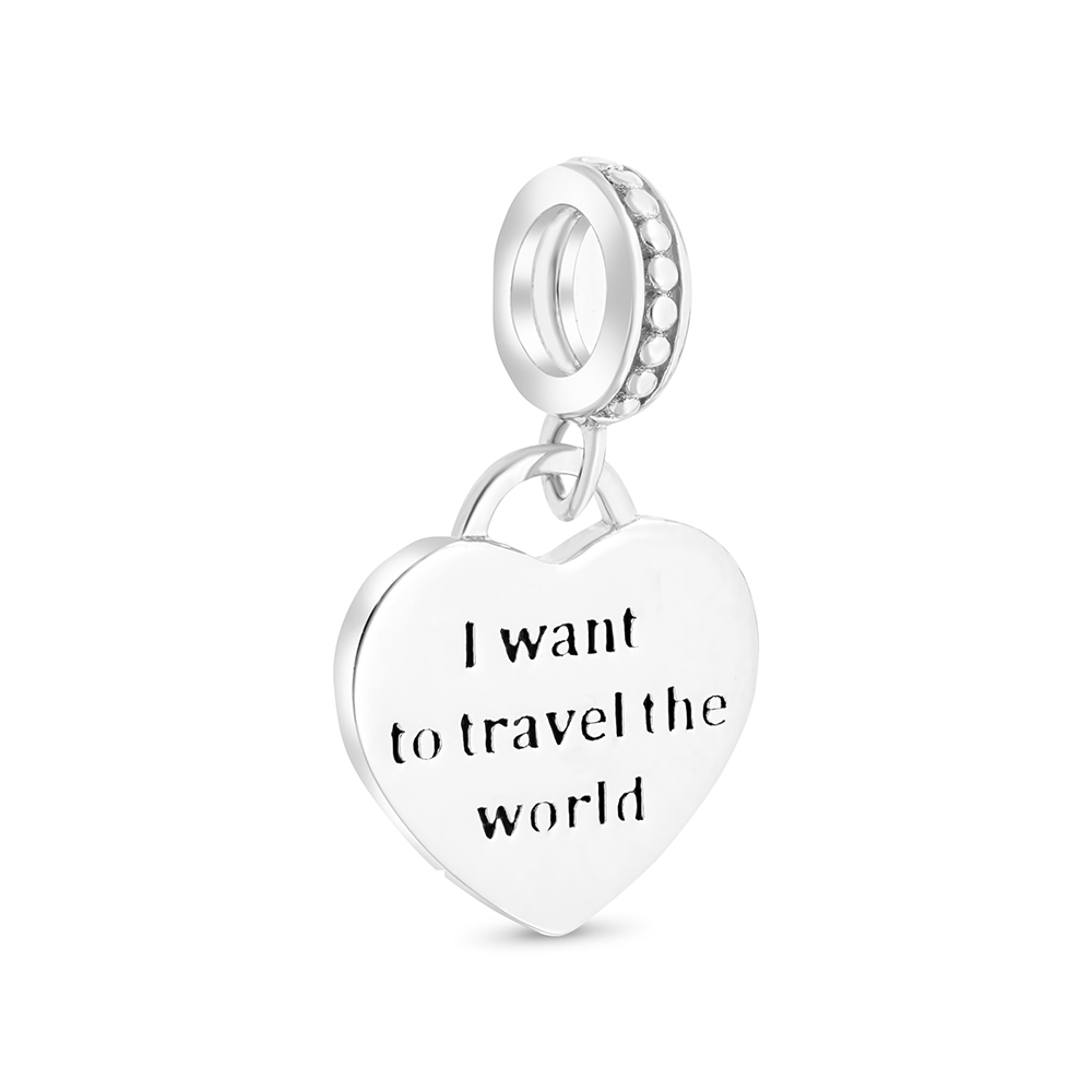 Sterling Silver 925 Pendant Rhodium Plated