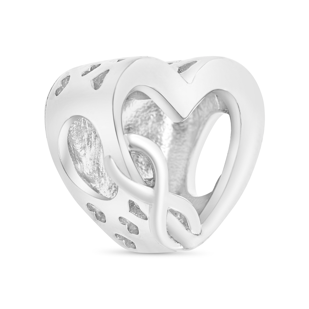 Sterling Silver 925 CHARM Rhodium Plated