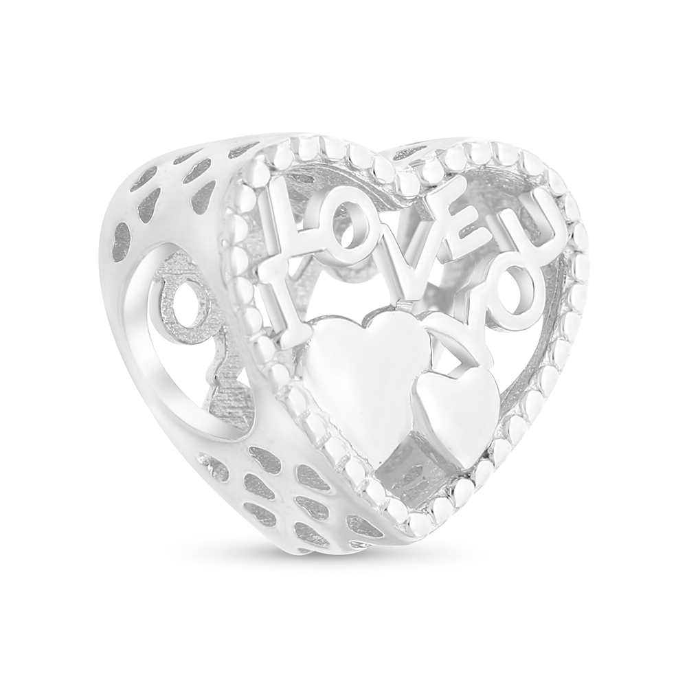 Sterling Silver 925 CHARM Rhodium Plated