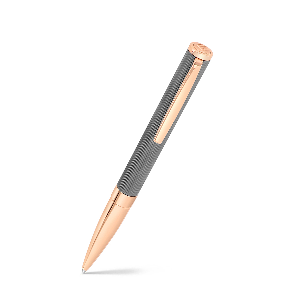 Fayendra Luxury Pen Silver And Roes Gold And Gray Plated 