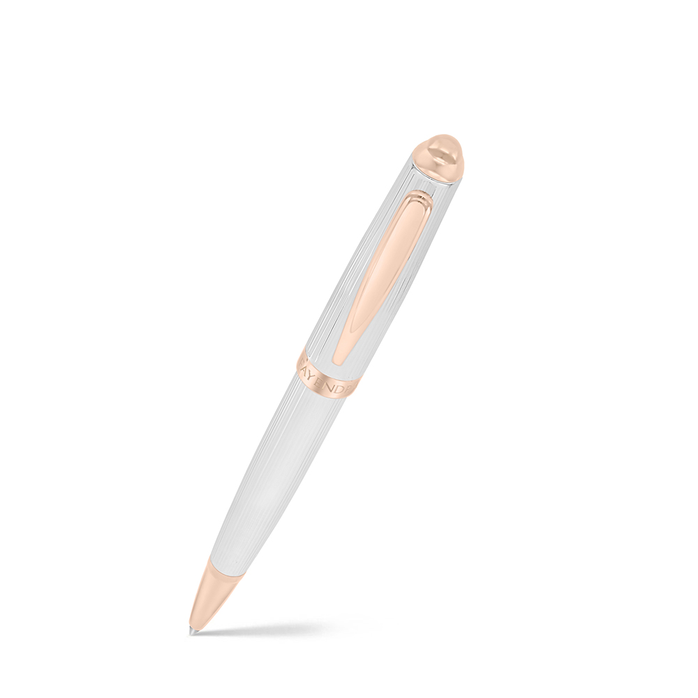 Fayendra Luxury Pen Silver And Roes Gold Plated 