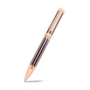 Fayendra Luxury Pen Ros Gold And Blue  Plated Embedded With Special Design