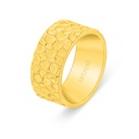 Sterling Silver 925 Ring Golden Plated 