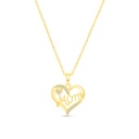 Sterling Silver 925 Necklace Gold Plated Embedded With White CZ