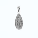 Sterling Silver 925 Pendant Embedded With Marcasite Stones