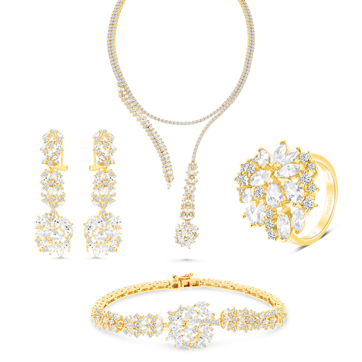 Sterling Silver 925 Set Gold Plated