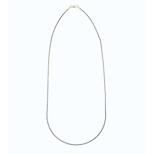 Oxidized sterling silver chain 925