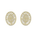 Sterling Silver 925 Earring Gold Plated