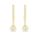 Sterling Silver 925 Earring Gold Plated