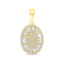 Sterling Silver 925 Pendant Gold Plated