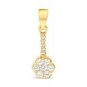 Sterling Silver 925 Pendant Gold Plated