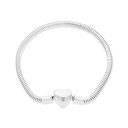 Sterling Silver 925 Bracelet Rhodium Plated - 18 CM