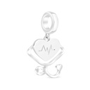 Sterling Silver 925 Pendant Rhodium Plated