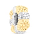 Sterling Silver 925 CHARM Rhodium And Gold Plated