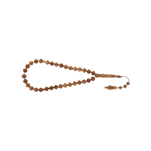 [ROS4400033000C031] Rosary 33 Sterling Silver 925 Embedded With Cook Plain Beads 11 ML