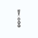 Sterling Silver 925 Pendant Embedded With Marcasite Stones