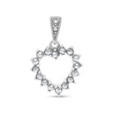 Sterling Silver 925 Pendant Embedded With Marcasite Stones