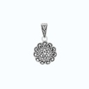 Sterling Silver 925 Pendant Embedded With Marcasite Stones