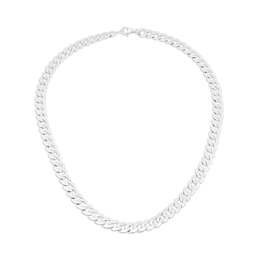 [CHN0100000000C014] Sterling Silver 925 Chain Rhodium Plated For Men's