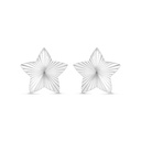 Sterling Silver 925 Earring Rhodium Plated