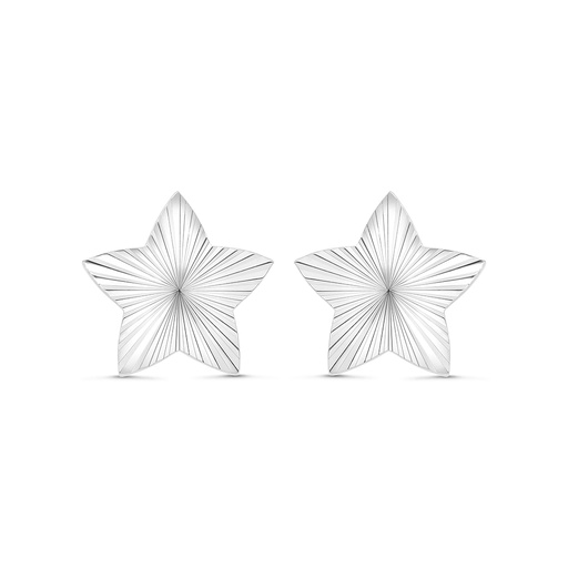 [EAR0100000000C041] Sterling Silver 925 Earring Rhodium Plated