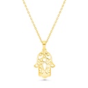 Sterling Silver 925 Necklace Gold Plated