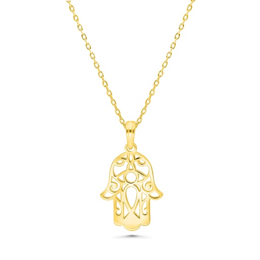 [NCL0200000000B383] Sterling Silver 925 Necklace Gold Plated