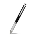 Fayendra Luxury Pen Silver And Black Plated Special Design Embedded With Small Checkered Pattern