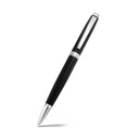 Fayendra Pen Black And Silver Plated