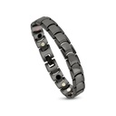 Stainless Steel 316L Bracelet, Black Plated For Men