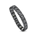 Stainless Steel 316L Bracelet, Black Plated For Men