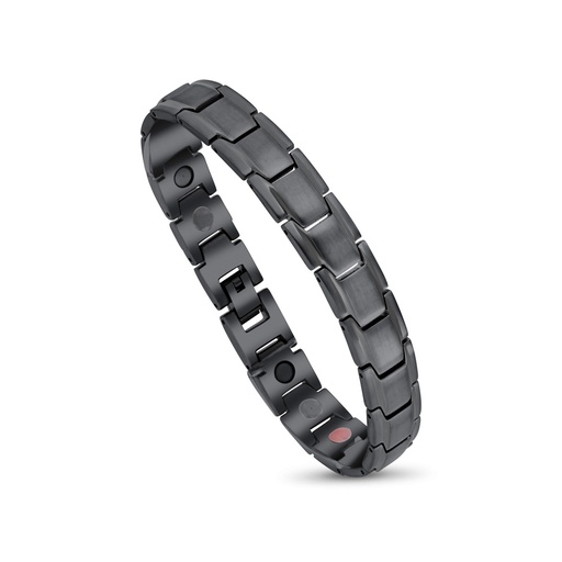 [BRC0900004000A183] Stainless Steel 316L Bracelet, Black Plated For Men