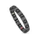 Stainless Steel 316L Bracelet, Black Plated For Men