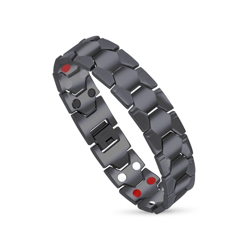 [BRC0900001000A195] Stainless Steel 316L Bracelet, Black Plated For Men