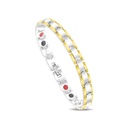 Stainless Steel 316L Bracelet, Silver And Gold Plated For Men