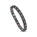 Stainless Steel 316L Bracelet, Black Plated For Men