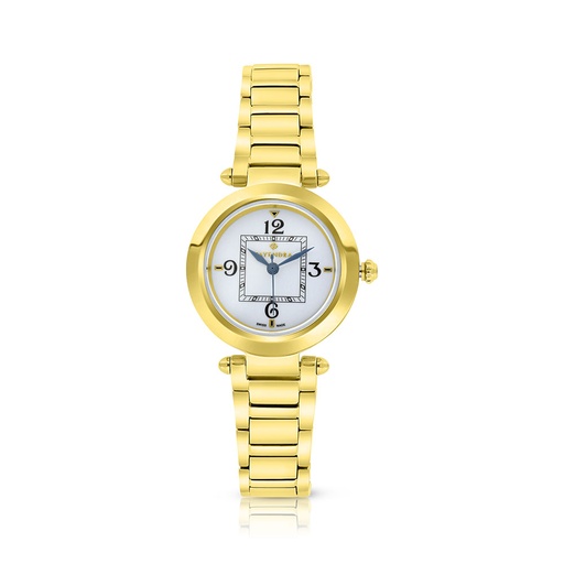 [WAT3200000SILW060] Stainless Steel 316 Watch Golden Color - SILVER DIAL