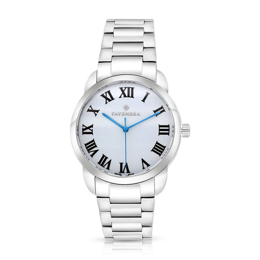 [WAT3100001SILW061] ساعة رجالي ستانلس ستيل عيار 316 ارقام سوداء SILVER DIAL