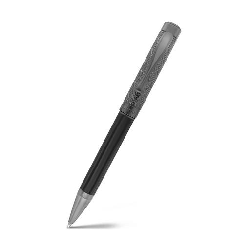 [PEN0900003000A128] Fayendra Luxury Pen Gray And Black Plated 