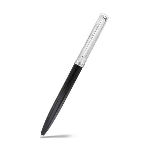 [PEN0900003000A130] Fayendra Luxury Pen Silver And Black Plated 